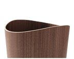 Poubelle en bois naturel