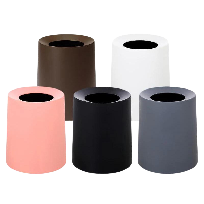Poubelle ronde à double couche