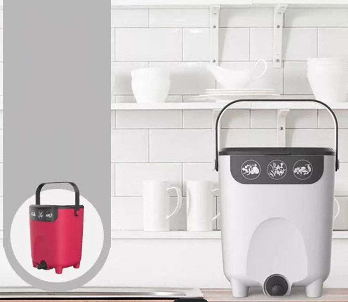 Composteur de Cuisine Bokashi 10L
