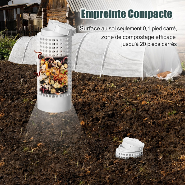 Couvercle vissé sécurisé
