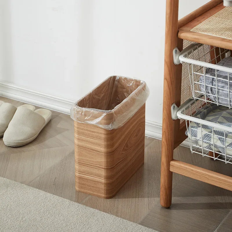 Poubelle en Bois Durable