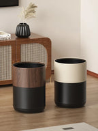 Poubelle design ronde élégante et sans couvercle