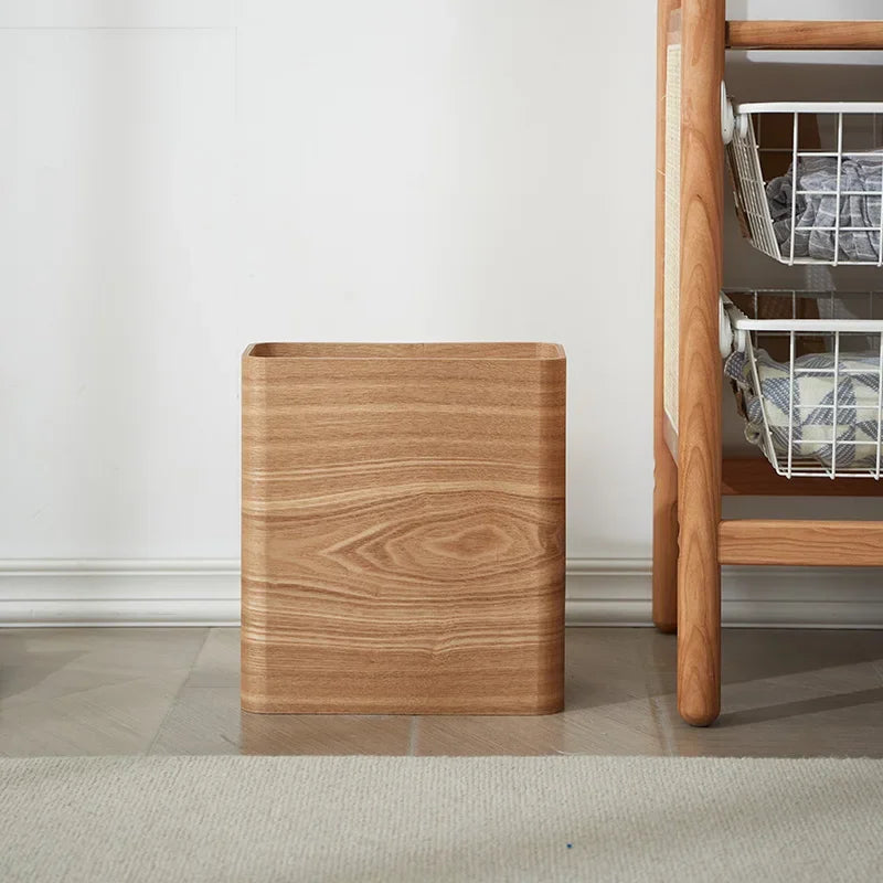 Poubelle en Bois Durable