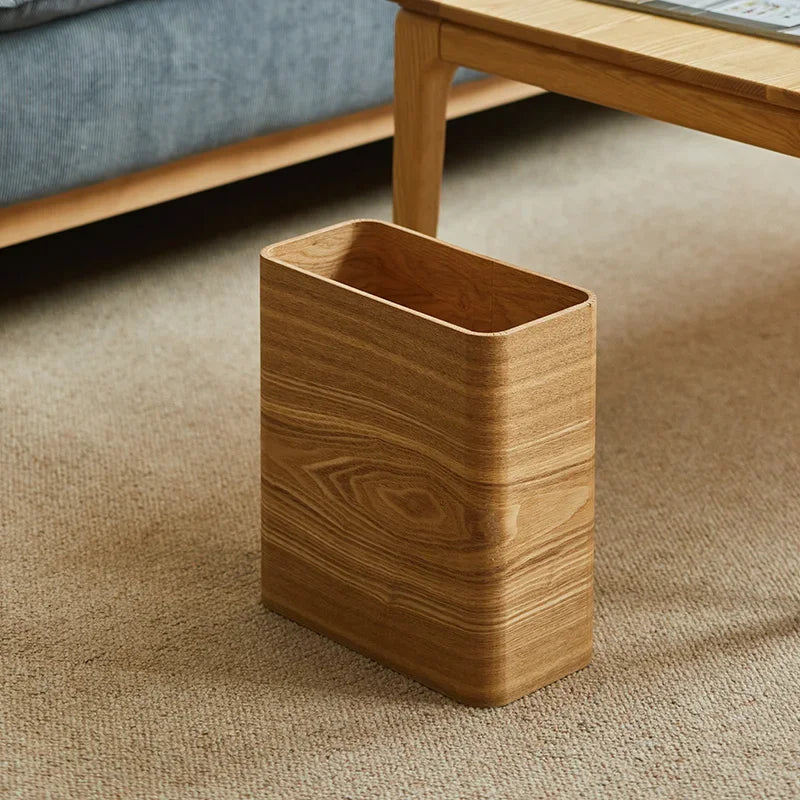 Poubelle en Bois Durable