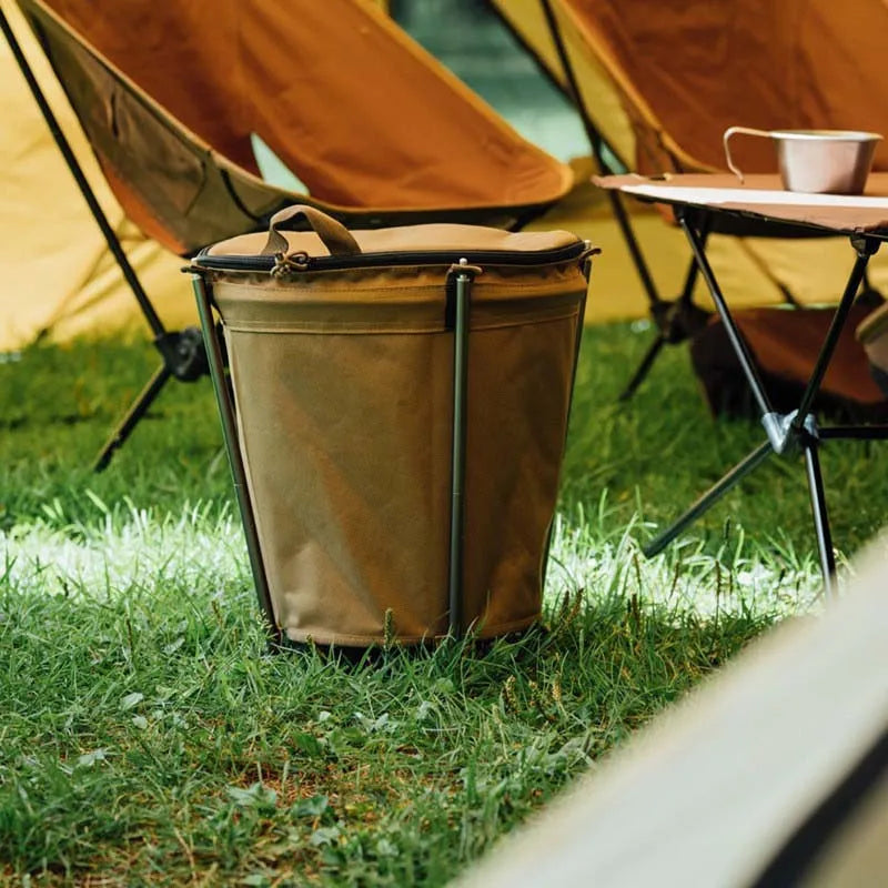 Poubelle de camping pliable 20L compacte et légère