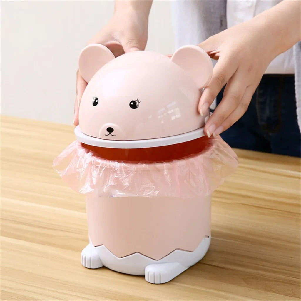 Mini Poubelle Ours de Bureau