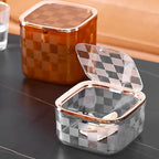 Mini Poubelle Transparente De Bureau