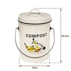 Composteur rond en métal