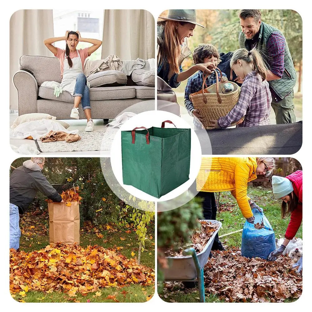 Sac de jardin carré pliable pour déchets verts