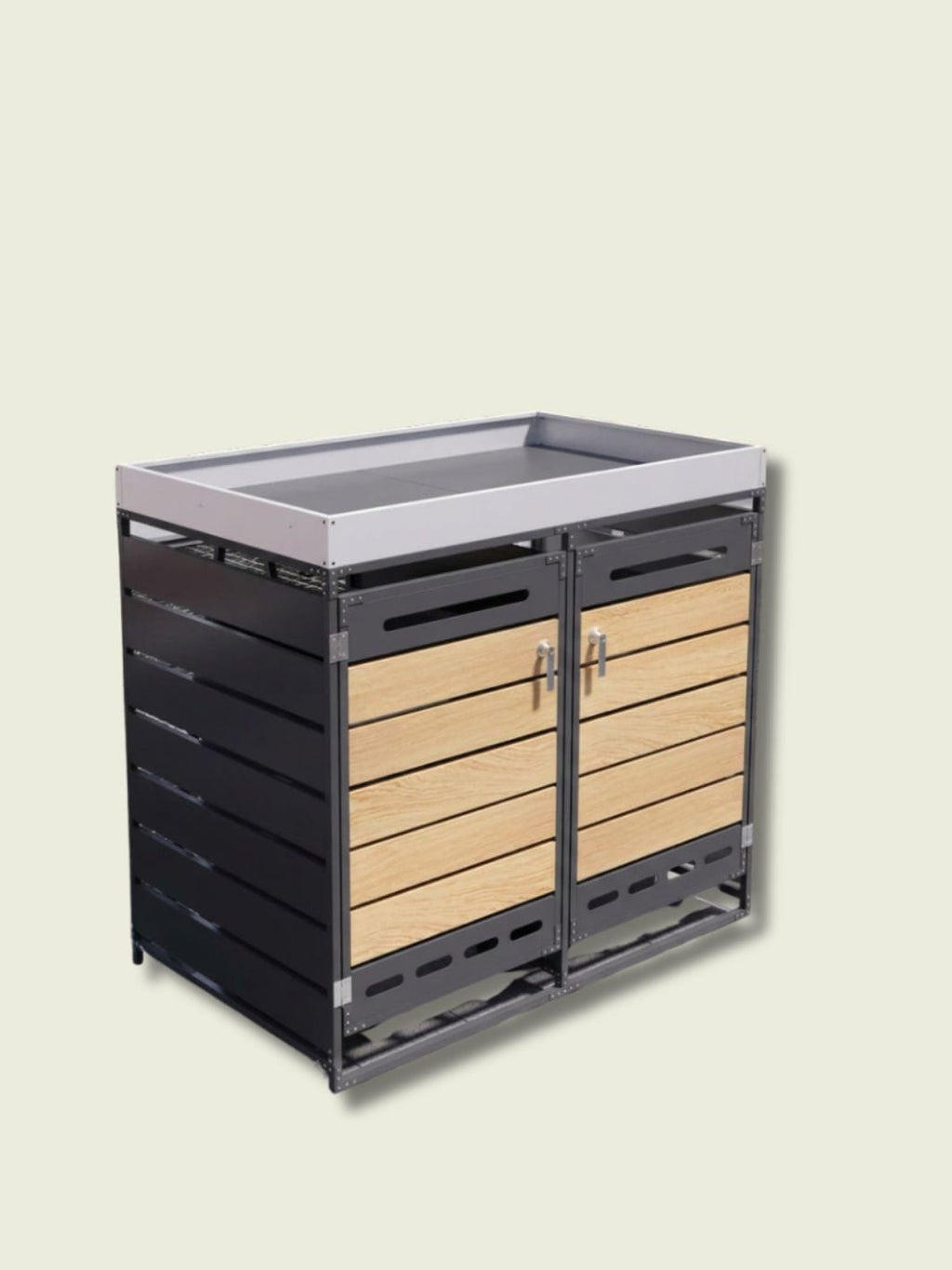 Abri Poubelle Natura Horizon Duo