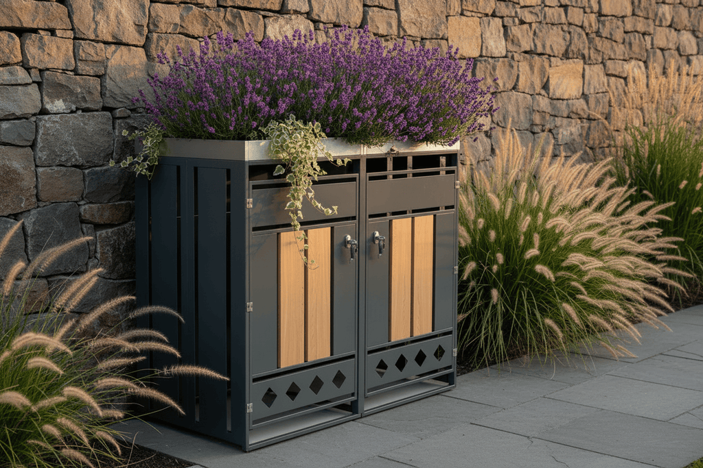 Abri Poubelle Natura Duo