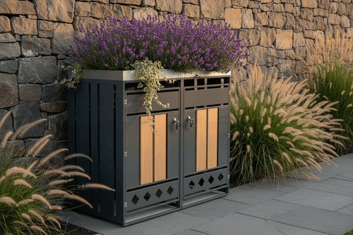 Abri Poubelle Natura Duo