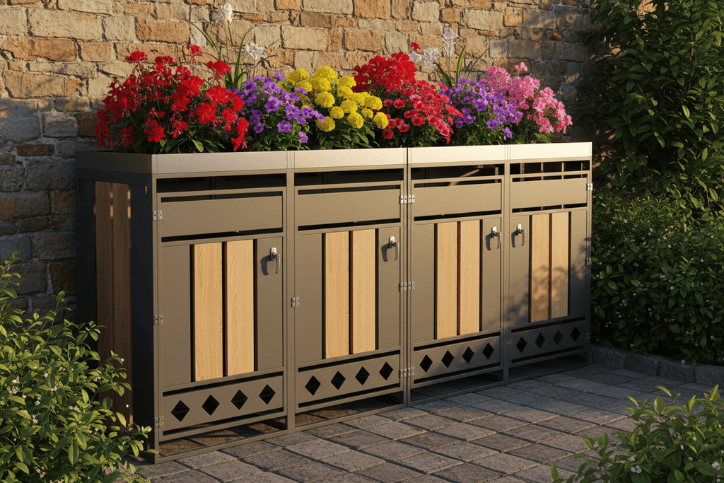 Abri Poubelle Natura Quad