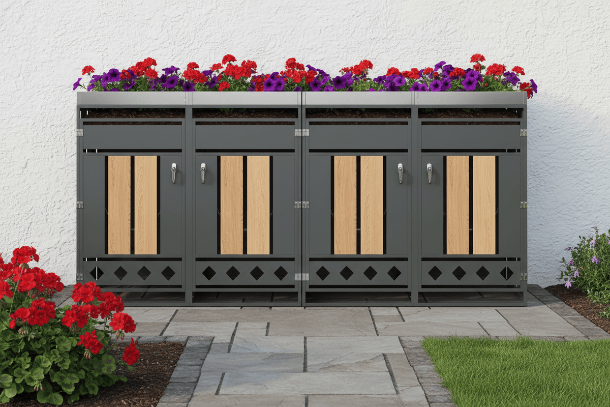 Abri Poubelle Natura Quad