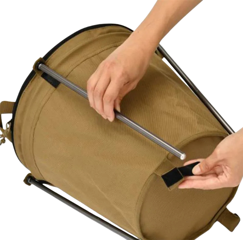 Poubelle de camping pliable 20L compacte et légère