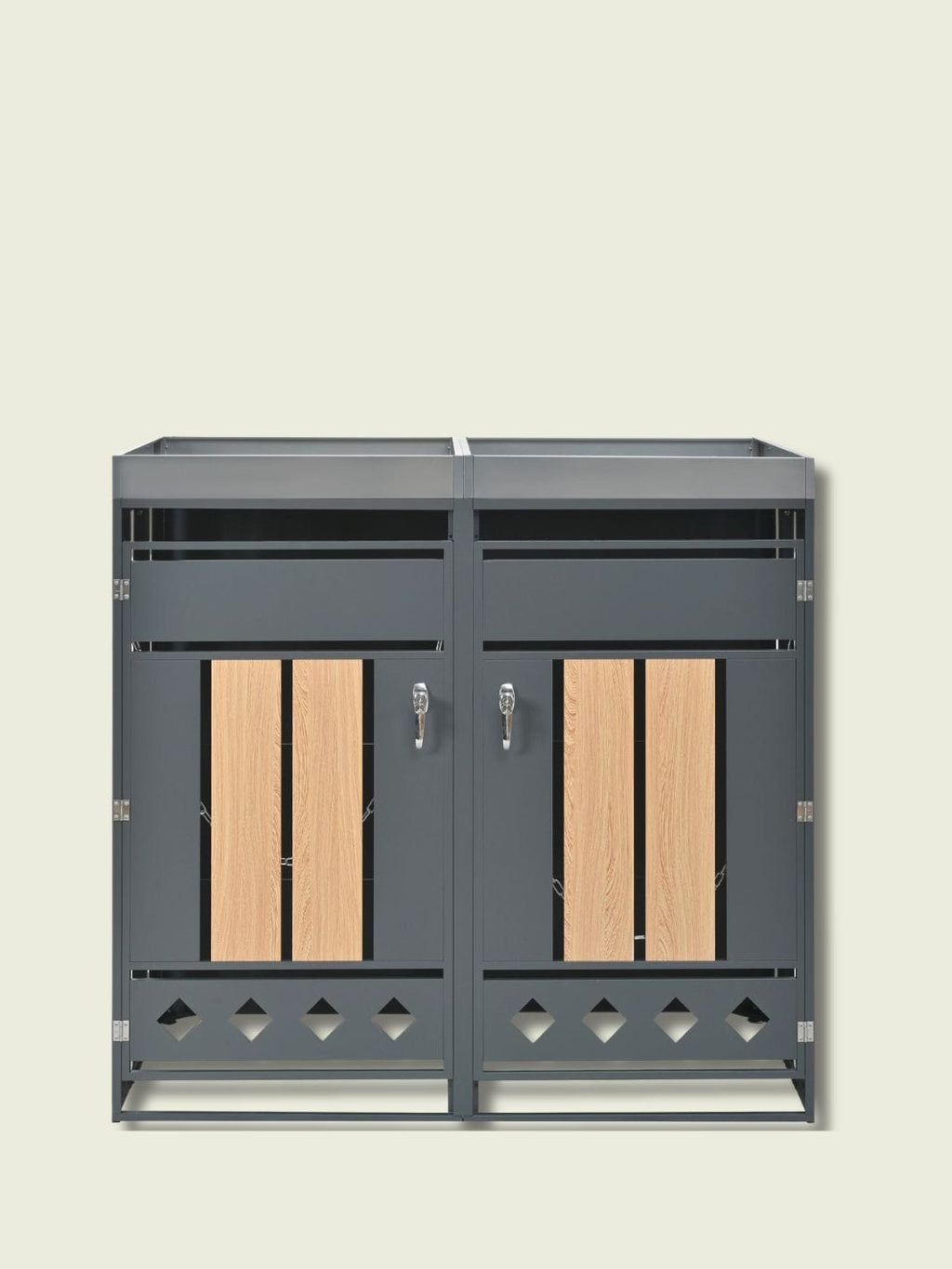 Abri Poubelle Natura Duo