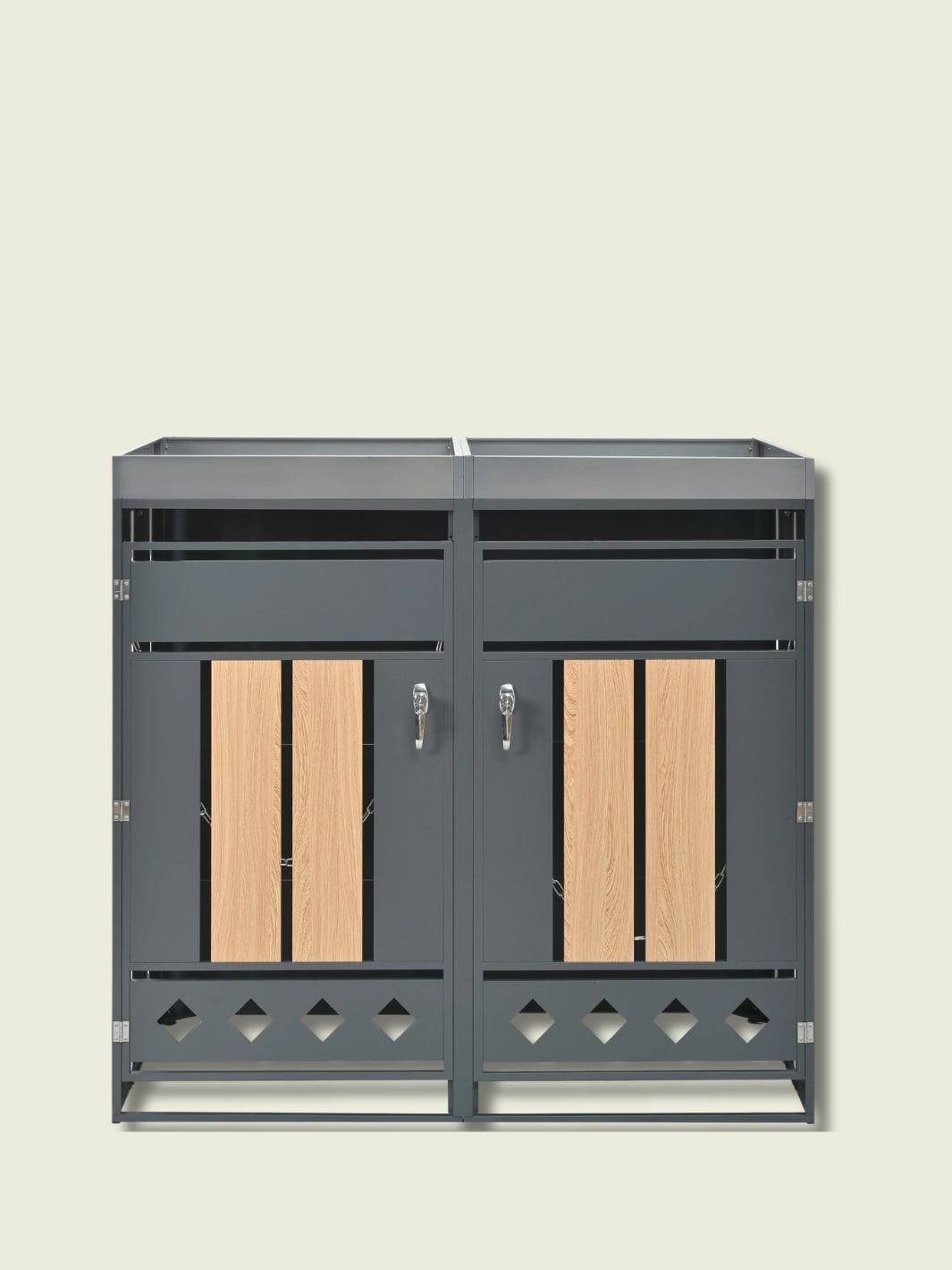 Abri Poubelle Natura Duo