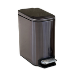 Poubelle design à pédale en inox 6L