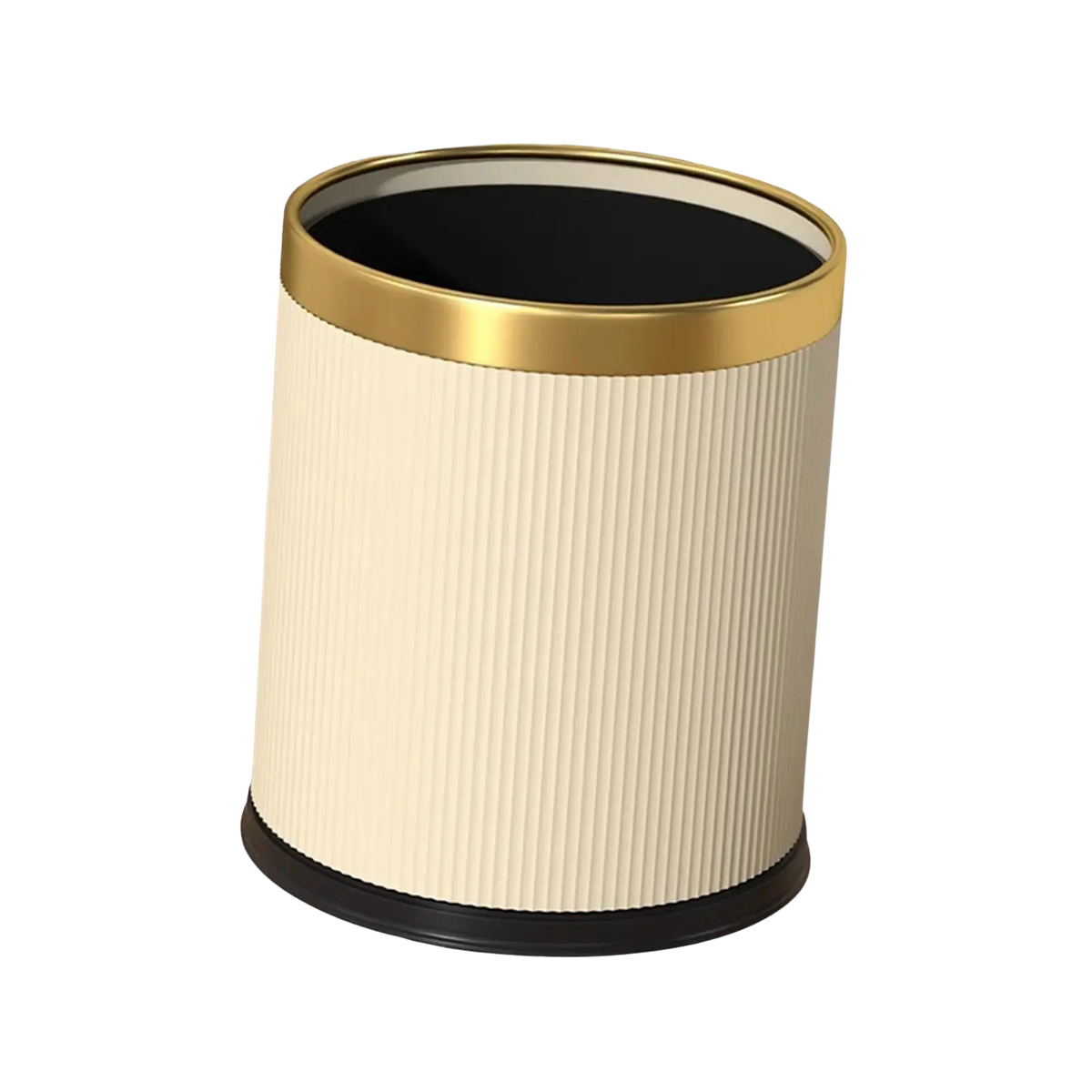 Corbeille à papier moderne ronde en plastique design