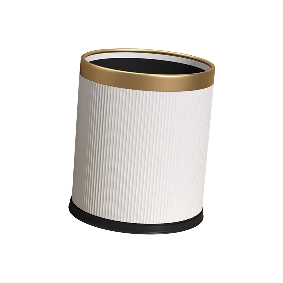 Corbeille à papier moderne ronde en plastique design