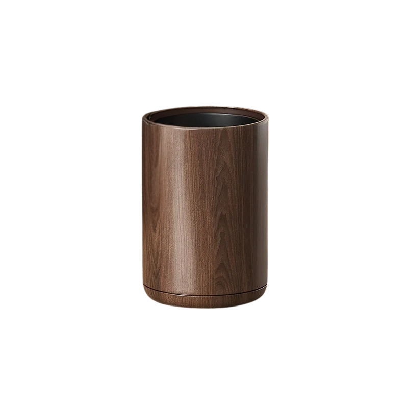 Poubelle design ronde élégante et sans couvercle