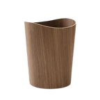Poubelle en bois naturel