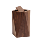 Poubelle Créative Diamant en Bois Moderne