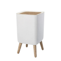Poubelle à pression sur pied design élégant 10L