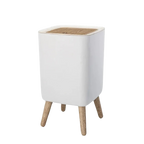Poubelle à pression sur pied design élégant 10L