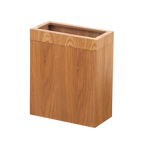 Poubelle en Bois Rectangulaire Moderne