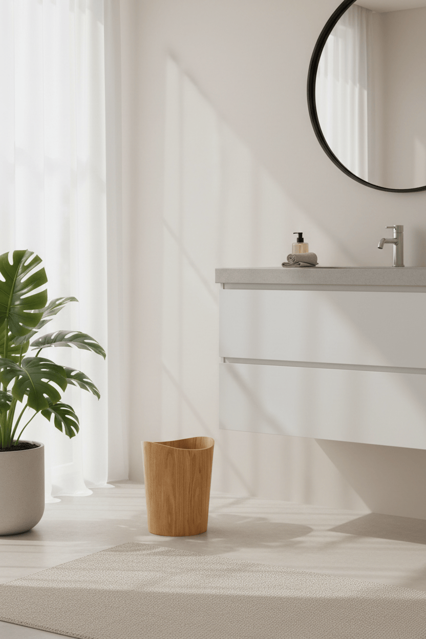Poubelle en Bois