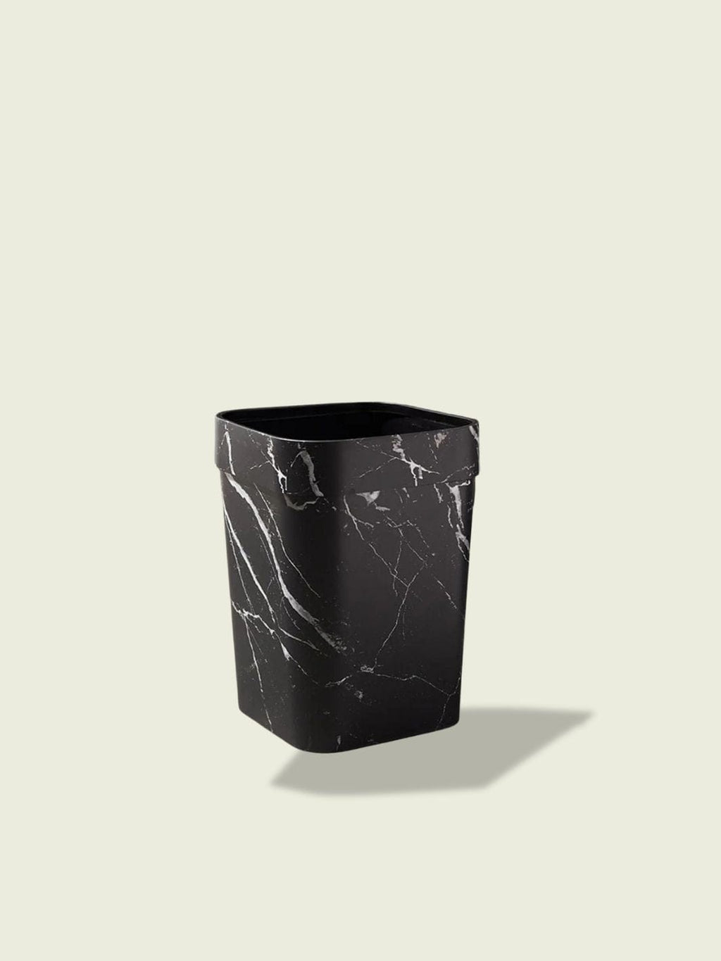 Poubelle De Marbre et de Bois