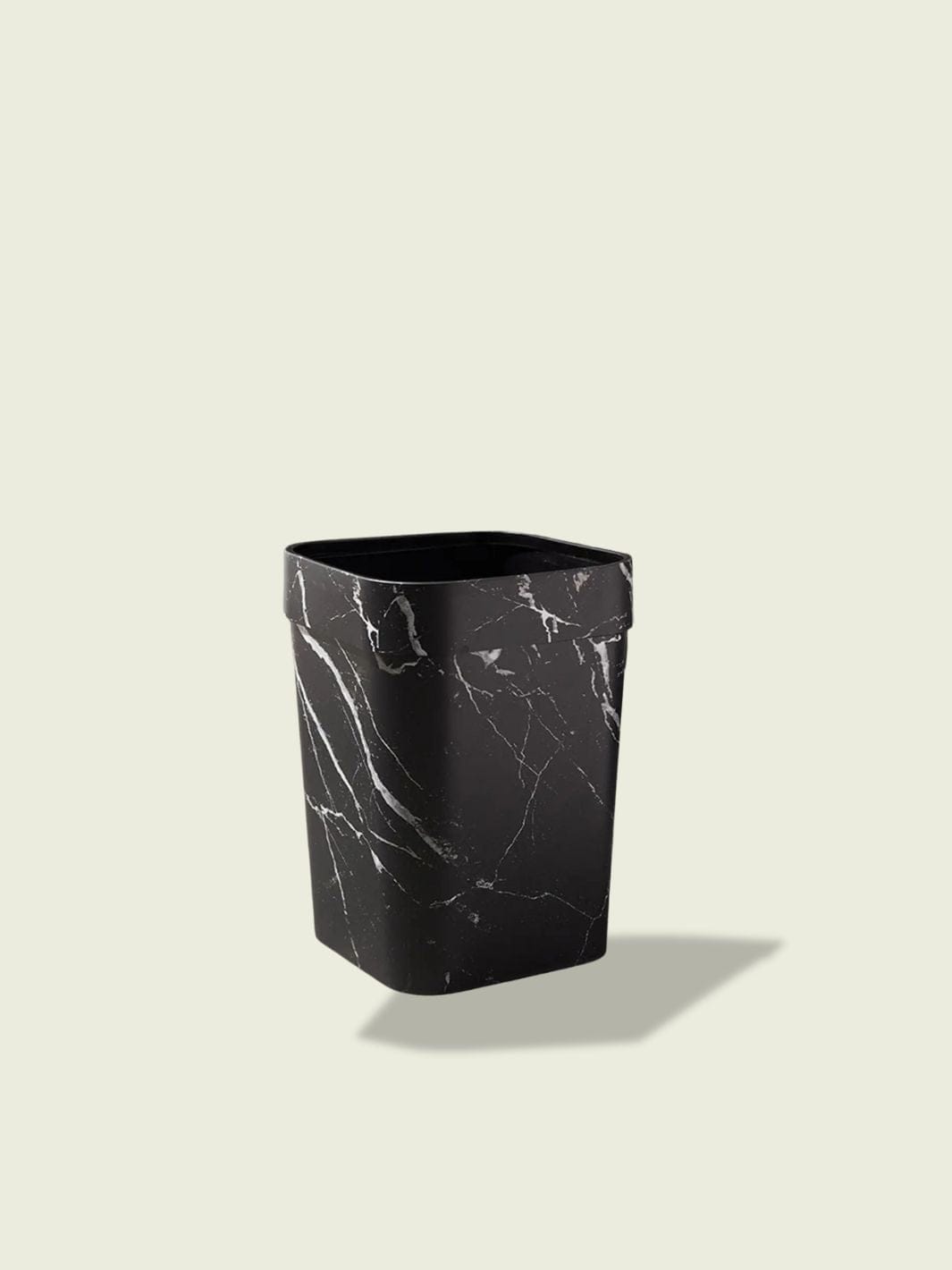 Poubelle De Marbre et de Bois