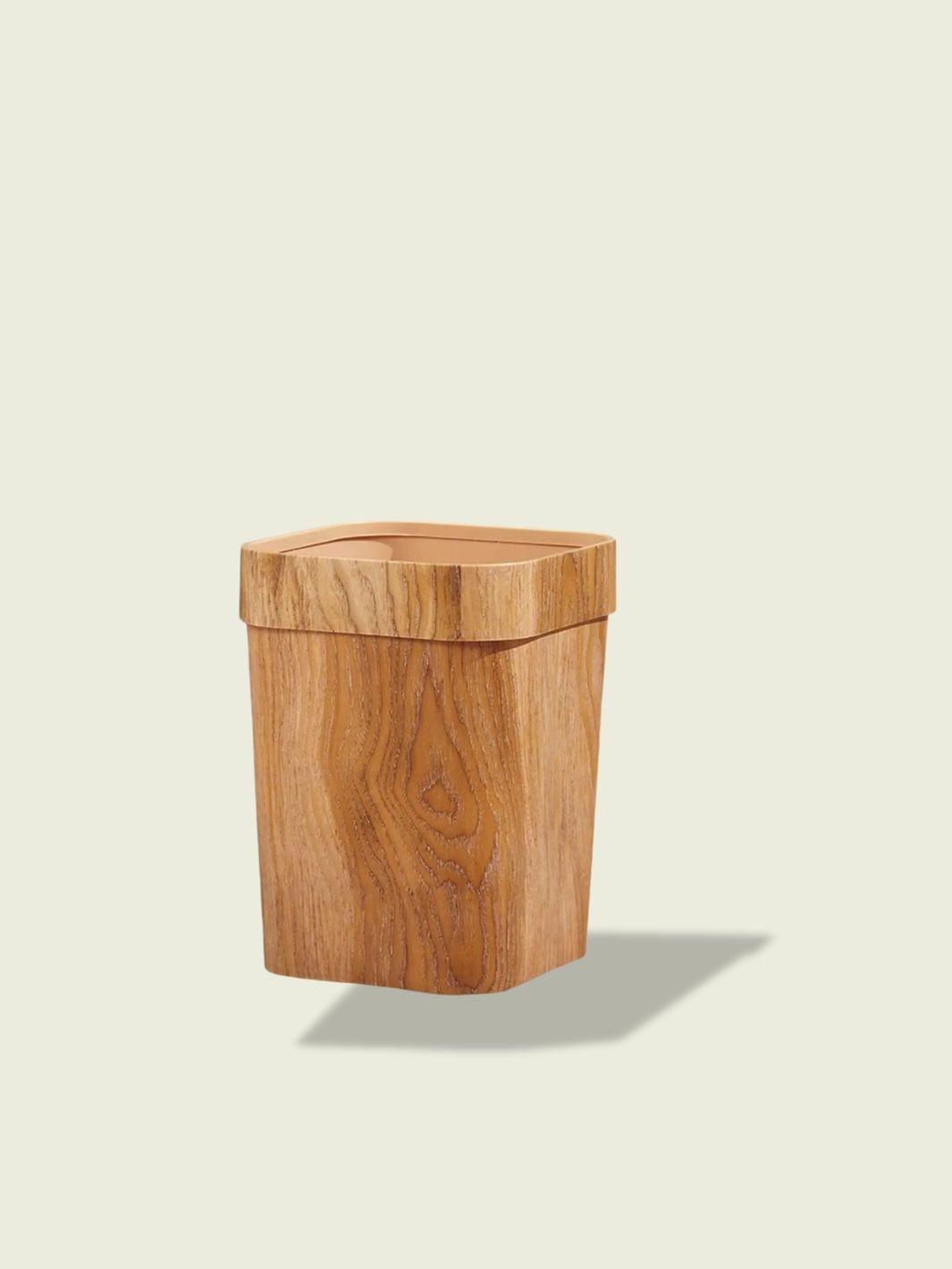 Poubelle De Marbre et de Bois
