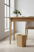 Poubelle De Marbre et de Bois