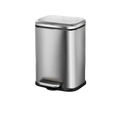 Poubelle rectangulaire en acier inoxydable 13L