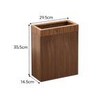 Poubelle en Bois Rectangulaire Moderne